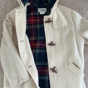 Women’s Vintage Llbean wool plaid winter coat